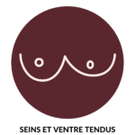 Seins et ventre tendus